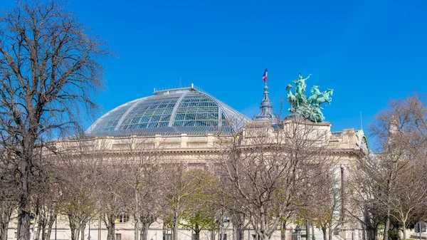 París Gran Palais Hermoso Edificio Una Zona Elegante Capital Francesa — Foto de Stock