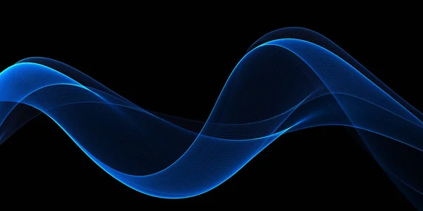 Beautiful Neon Glowing Wave Magic Energy Light Motion Background — Stock Photo, Image