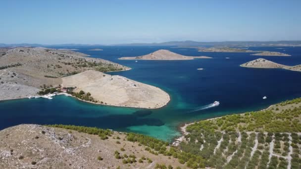 Video Kornati National Park Croatia Located Central Dalmatia Kornati Archipelago — Stockvideo