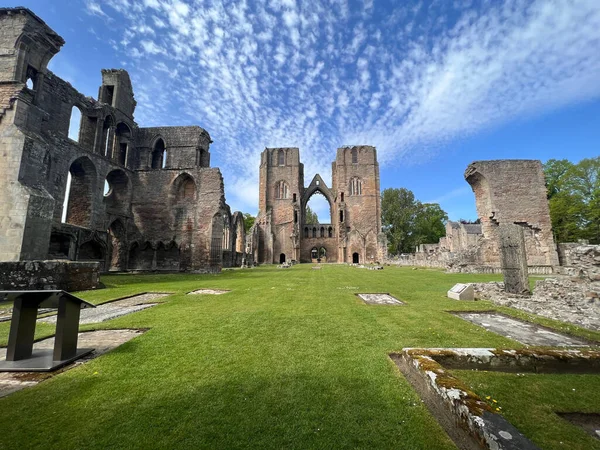 Une Belle Vue Sur Abbaye Bolton Wharfedale Yorkshire Nord Angleterre — Photo