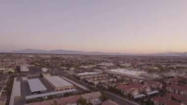 An aerial view of Summerlin Community buildings in Las Vegas, Nevada