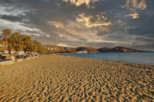 Ios Greece December 2010 Beautiful Village Gialos Yialos Ios Island — Stock Photo, Image