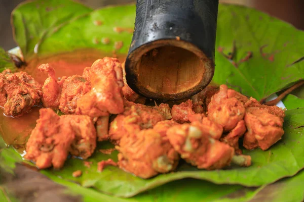 Araku Famous Bamboo Chicken Bamboo Biryani — Stock Photo, Image