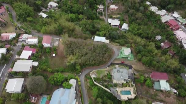 Drone Flying Augustine Showing Different Angles View Benedict Church — Video Stock