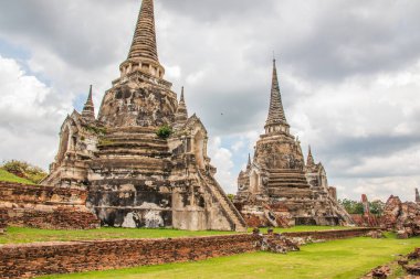 Tayland Wat Phra Si Santhe Ayutthaya Tayland Güneydoğu A