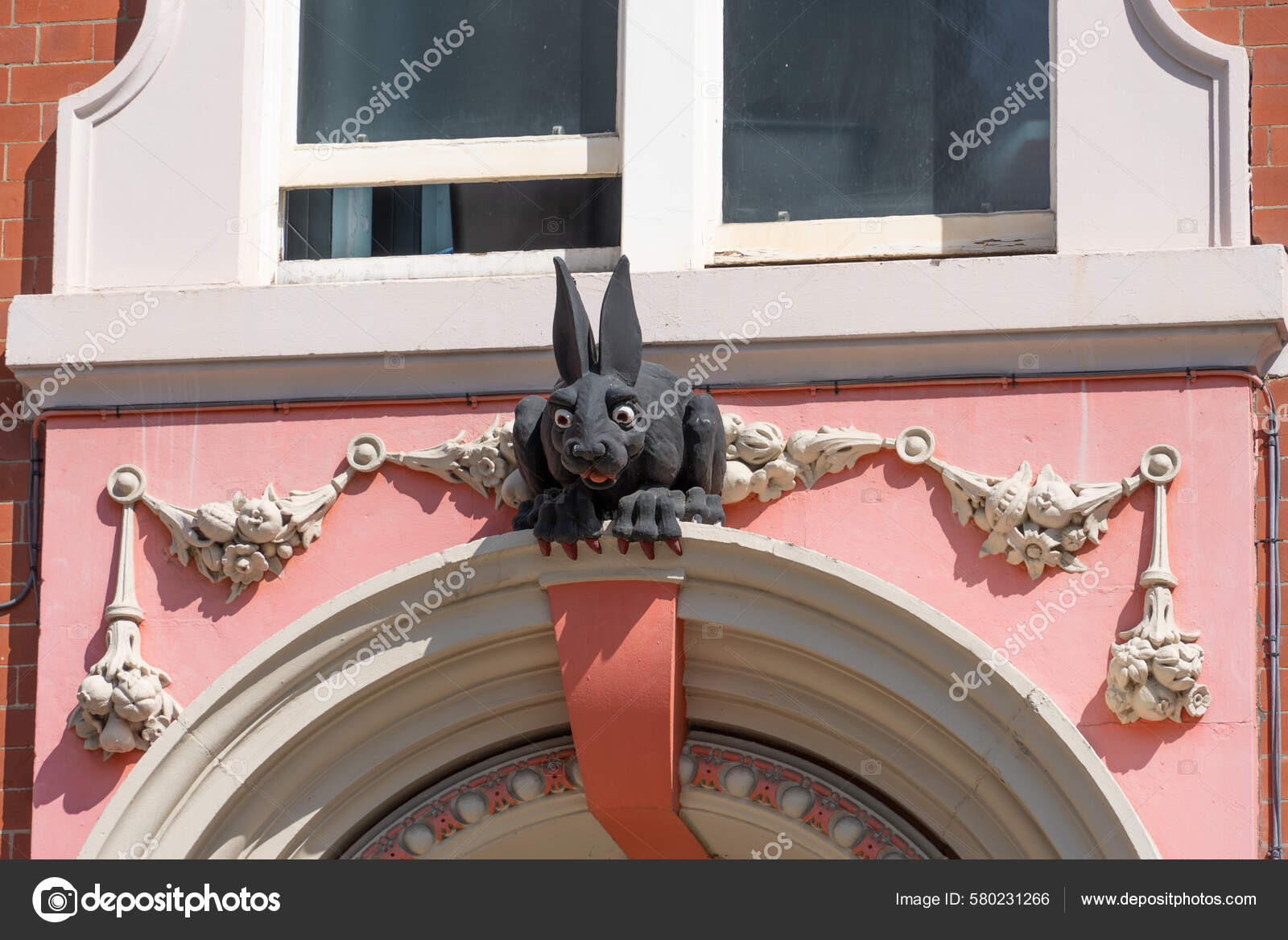 Close Quirky Landmark Vampire Rabbit Building Associated Newcastle Tyne ...