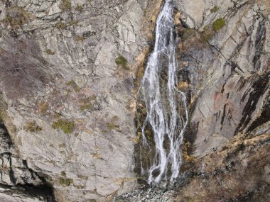 A landscape view of the waterfall