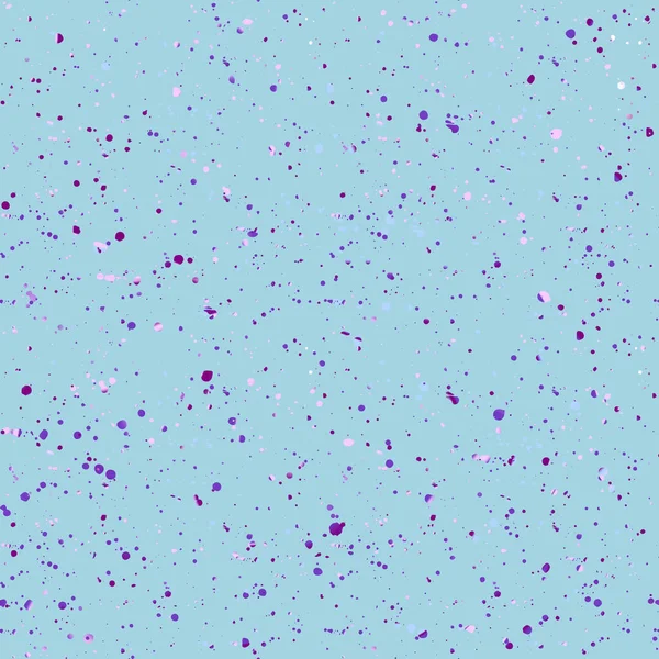 Seamless Repeat Pattern Confetti Multi Colored Splatter Blue Background Paint — Stock Photo, Image