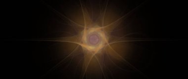 Radyal simetriyi gösteren sayısal oluşturma fraktal arkaplanı ve arkaplan için yumuşak akan pastel renk enerji çizgileri