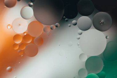 Soyut renkli çember arkaplanının bir çizimi