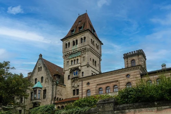 Nuremberg Deki Faber Castell Kırtasiye Şirketinden Stein Kalesinin Manzarası — Stok fotoğraf