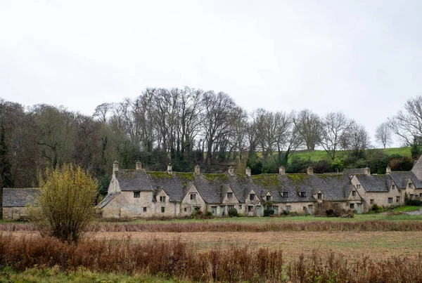 View Row Historic Quintessential Cotswold Cottages — 스톡 사진