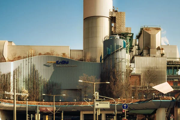 Stuttgart Germany March 2022 Muenster Big Massive Power Plant Germany — Stock Photo, Image