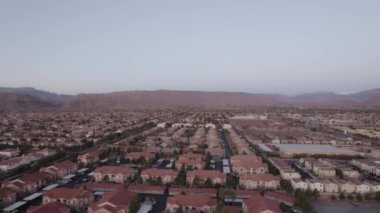 An aerial view of Summerlin Community buildings in Las Vegas, Nevada