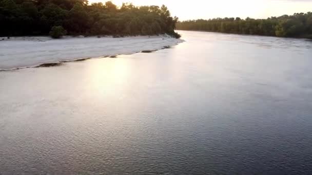 Drone Footage Pascagoula Singing River George Country — Stockvideo