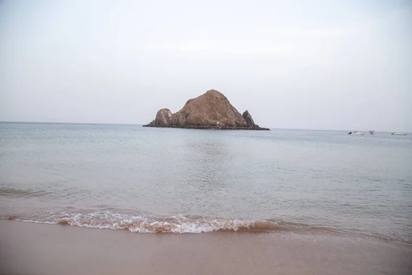 Island Arabian Sea Grain Out Focus — Stock Photo, Image