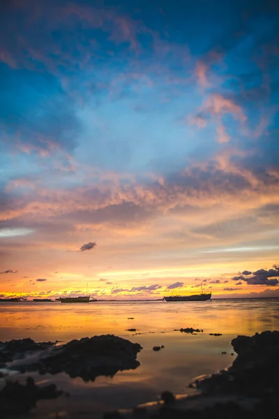 Scenic Sunset Beach — Stockfoto
