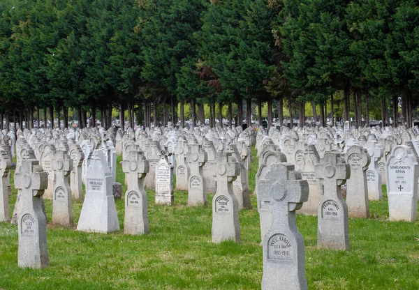Надгробия Погибших Первой Мировой Войне — стоковое фото