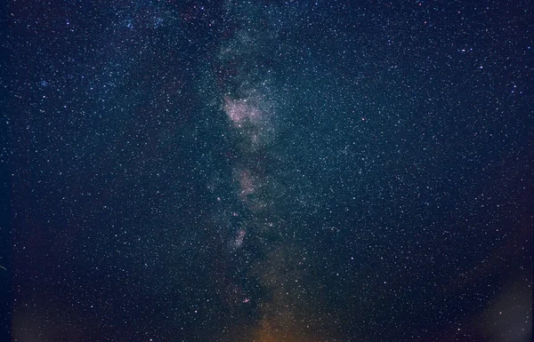 Uma Foto Cênica Céu Estrelado Noite — Fotografia de Stock