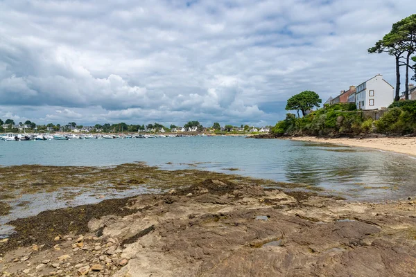 Port Navalo Der Bretagne Schönes Dorf Eingang Zum Golf Von — Stockfoto