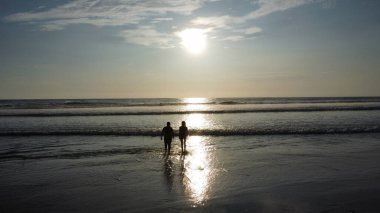 A beautiful view of sunlight over an ocean
