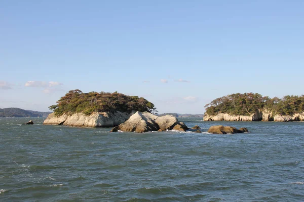 日本三景に属する宮城県松島の島々の眺め — ストック写真