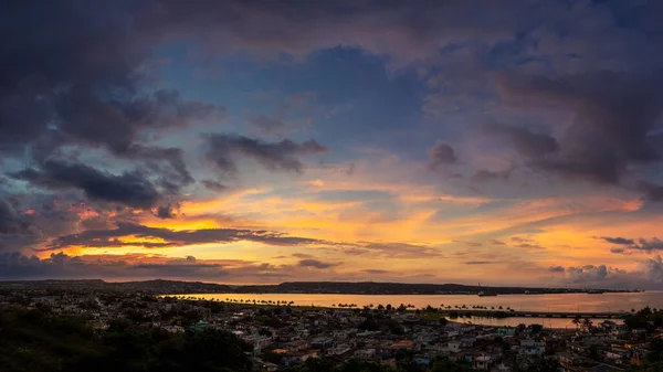 Scenic Sunset View Sea Matanzas Cuba — Fotografia de Stock