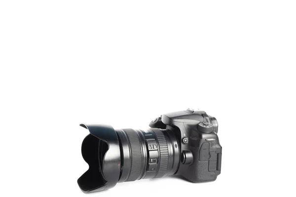 Closeup Camera White Surface — Stock Photo, Image