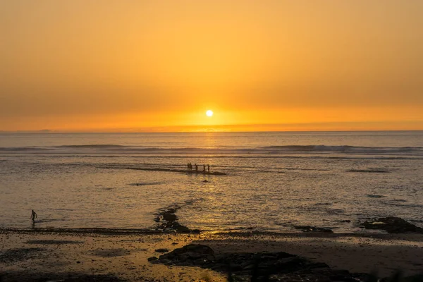 Utsikt Över Havet Den Gyllene Timmen — Stockfoto