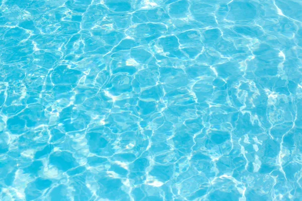 Синяя Разрытая Вода Текстуре Поверхности Бассейна Полная Рамка — стоковое фото