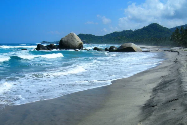 Beach Tayrona National Park Magdalena Region Santa Marta Colombia — Foto de Stock