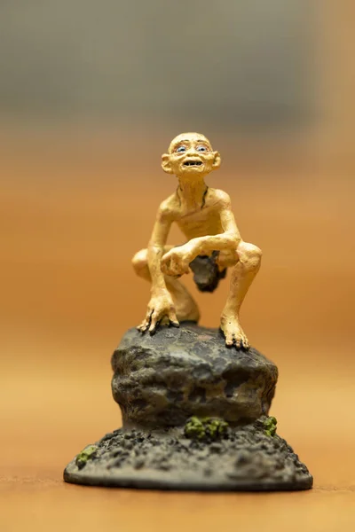 Selective Focus Shot Smeagol Figurine Lord Rings Movie — Stock Photo, Image