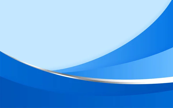 Ein Blauer Hintergrund Mit Wellenförmigen Mustern Mit Kopierraum — Stockvektor
