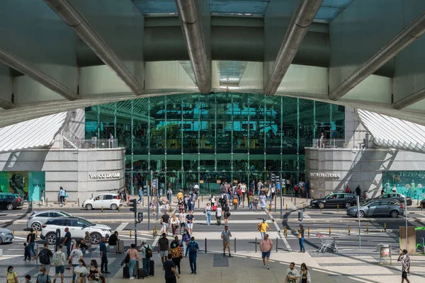 Blick Vom Gare Oriente Auf Das Einkaufszentrum Vasco Gama Parque — Stockfoto