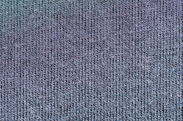 Bawełniane Tło Niebieskiej Prawdziwej Bawełny Tkaniny Wzór — Zdjęcie stockowe