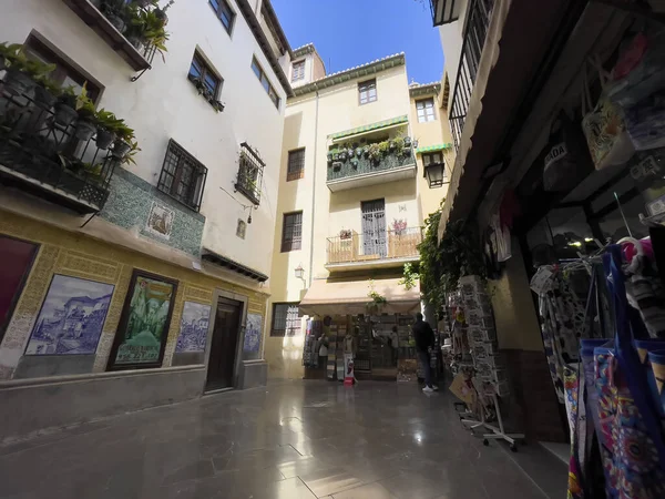 Granada Spain 2022 Images One Streets Jewish Quarter Granada Its — Stock Photo, Image