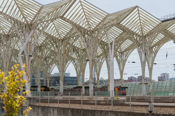 Stacja Kolejowa Portugalii Gare Oriente Parque Das Nacoes — Zdjęcie stockowe