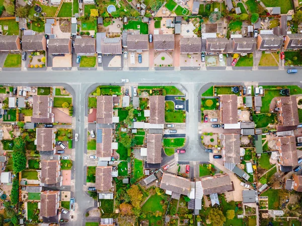 Aerial View Suburbs England — Stock Photo, Image