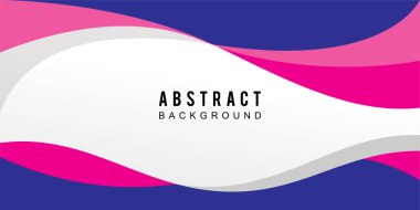 Mavi ve mor renklerde düzenlenebilir soyut bir vektör çizimi