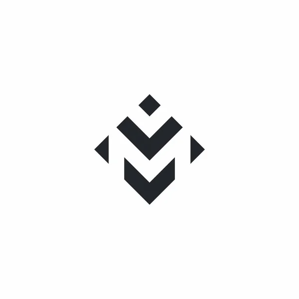 Logotipo Con Matiz Elegante Simple — Vector de stock