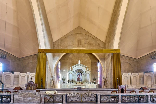 Interior Dari Saint Gregory Illuminator Cathedral Yang Kosong Yerevan Armenia — Stok Foto