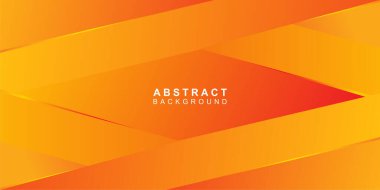 Turuncu bir geometrik arkaplanın vektör çizimi