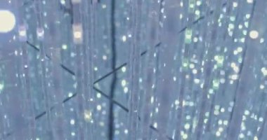 Japonya 'da bir ışık stüdyosunda ışık gösterisi