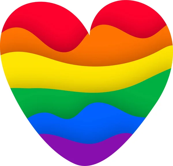 Gay Orgullo Colores Banderas — Vector de stock