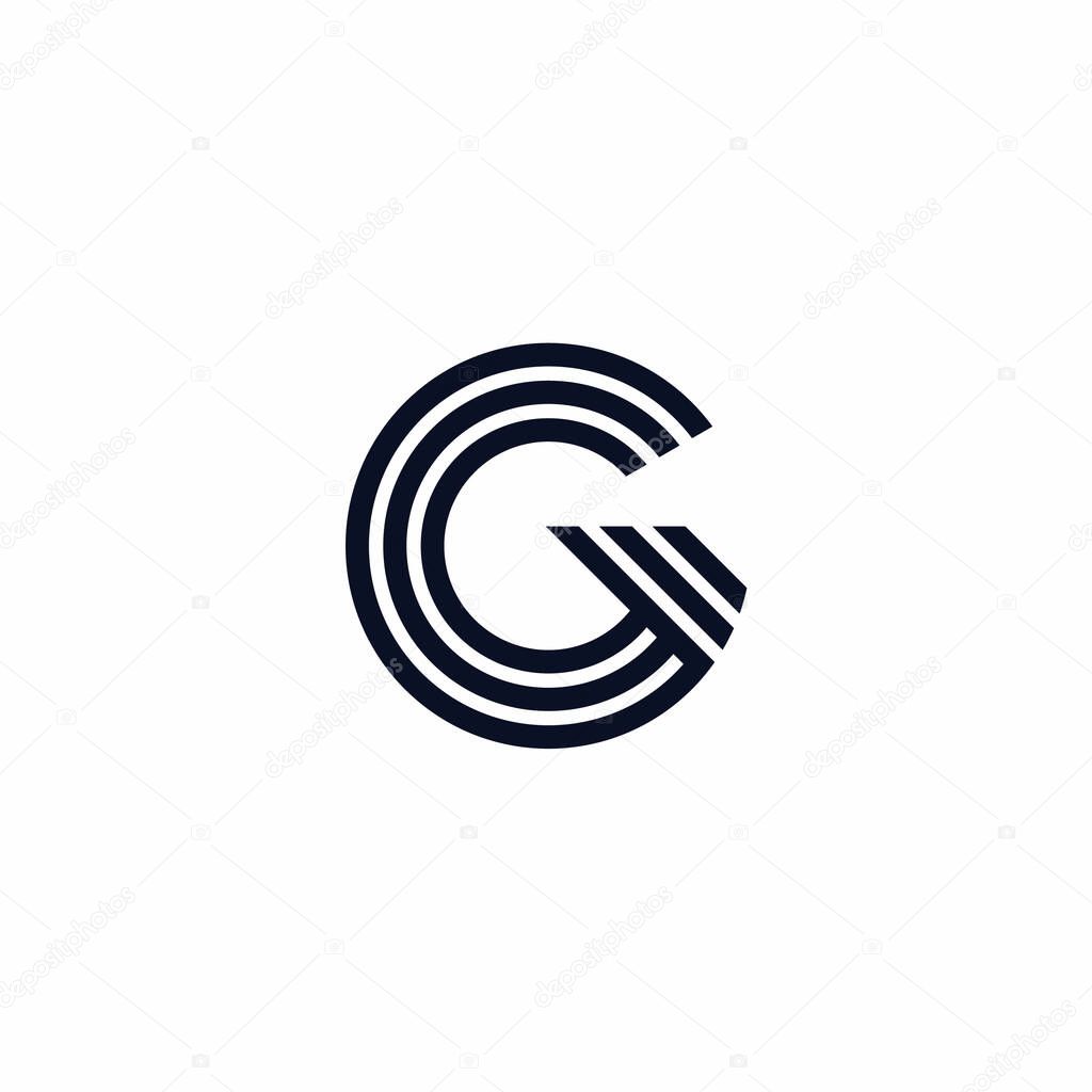 G logo simple elegant nuance