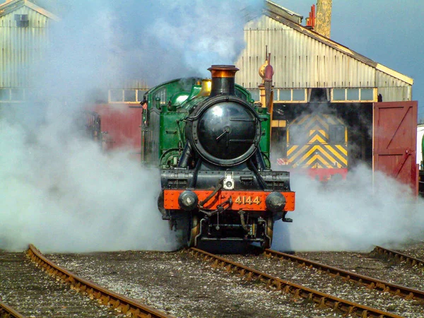 Buhar Makinesi Didcot Demiryolu Vintage — Stok fotoğraf
