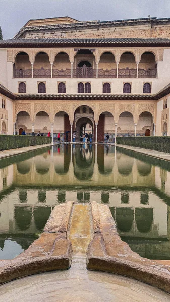 Alhambra Nejznámější Památkou Komplexu Islámské Architektury Granadě Andalusie Španělsko — Stock fotografie
