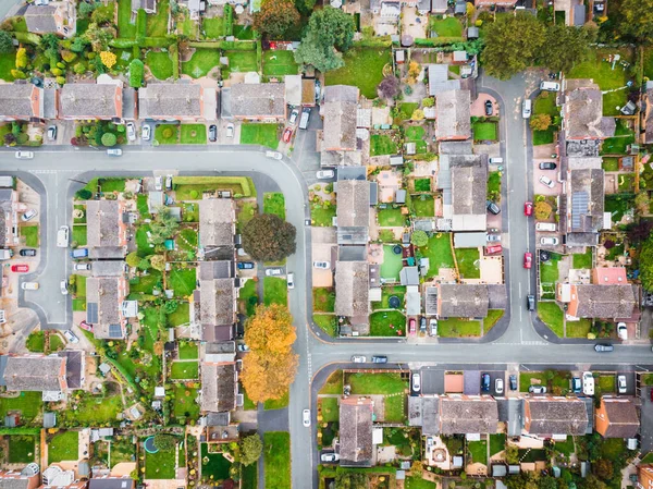 Aerial View Suburbs England — Stock Photo, Image