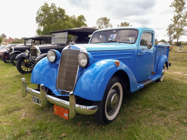 Old Blue Mercedes Benz 170 W136 Pickup Truck Circa 1950 — Stock Photo, Image