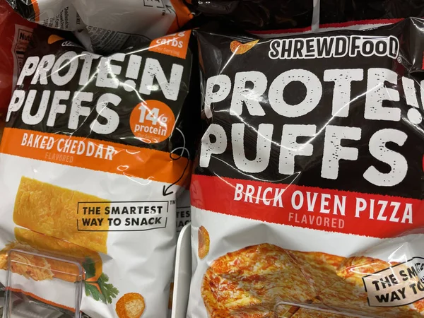 Grovetown Usa Prodotti Snack Sullo Scaffale Negozio Dettaglio — Foto Stock